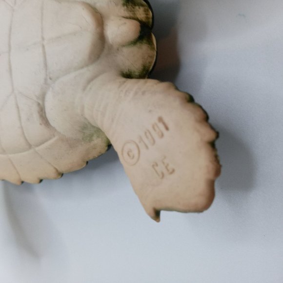 Sea Turtle Figure 1991 Reptile Figurine Collectible Vintage Ocean Life Seaturtle - Picture 15 of 16